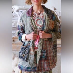 Magnolia Pearl Kathmandu Patchwork Jacket. Price Firm